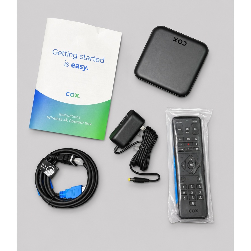 Cox Wireless 4K Contour Box XiOne-SC(B) Streaming Player Kit SCXI11BEI Black